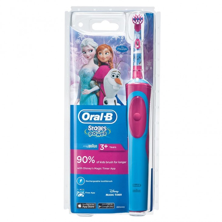 美國 Oral-B 兒童電動牙刷 (冰雪奇緣) (3歲以上)
